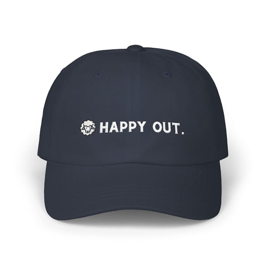 Happy Out Embroidered Dad Cap