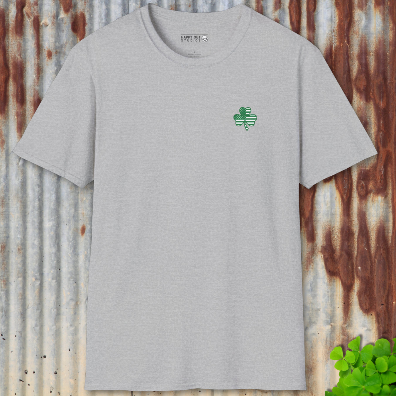 Irish American Shamrock Tee