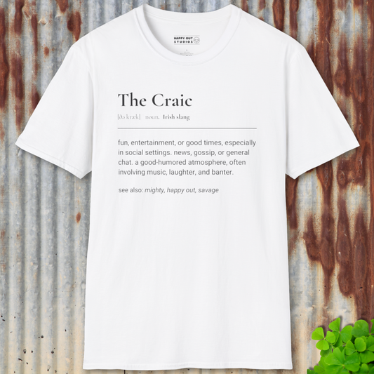 The Craic Dictionary Definition Tee