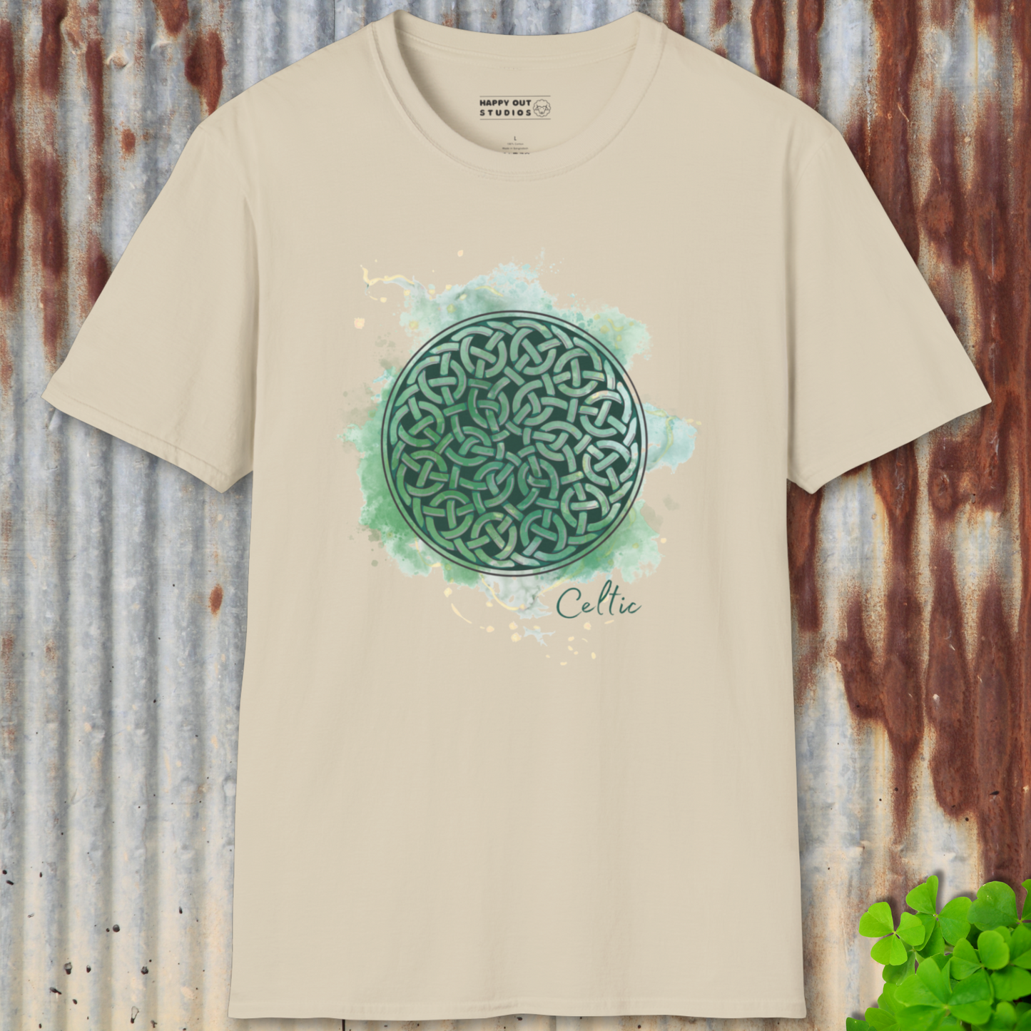 Watercolor Celtic Knot Tee