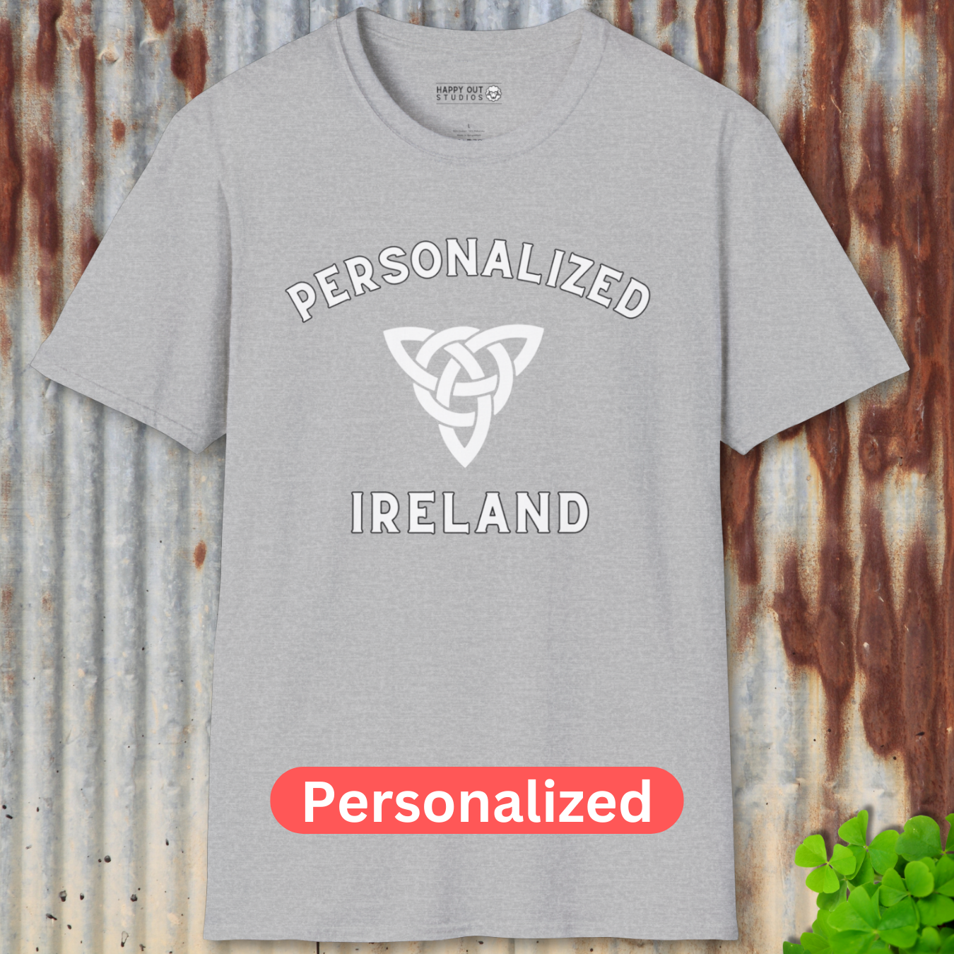 Personalized Ireland Celtic Knot Tee