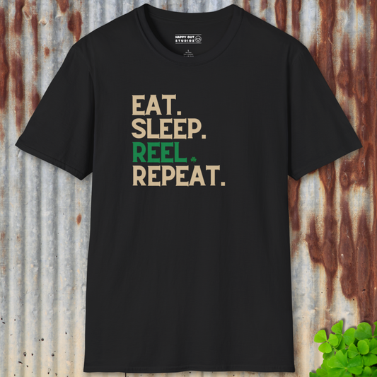 Eat. Sleep. Reel. Repeat. Tee