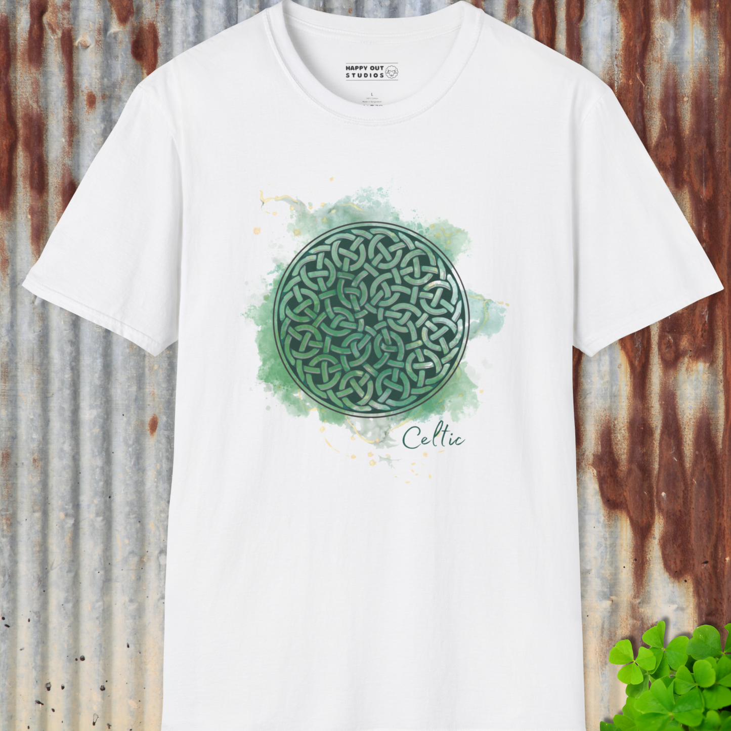 Watercolor Celtic Knot Tee