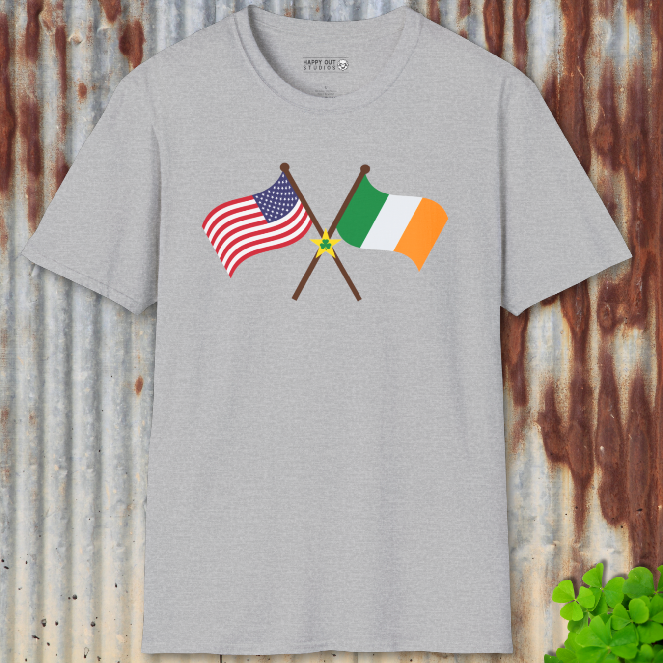 Irish American Flag Tee