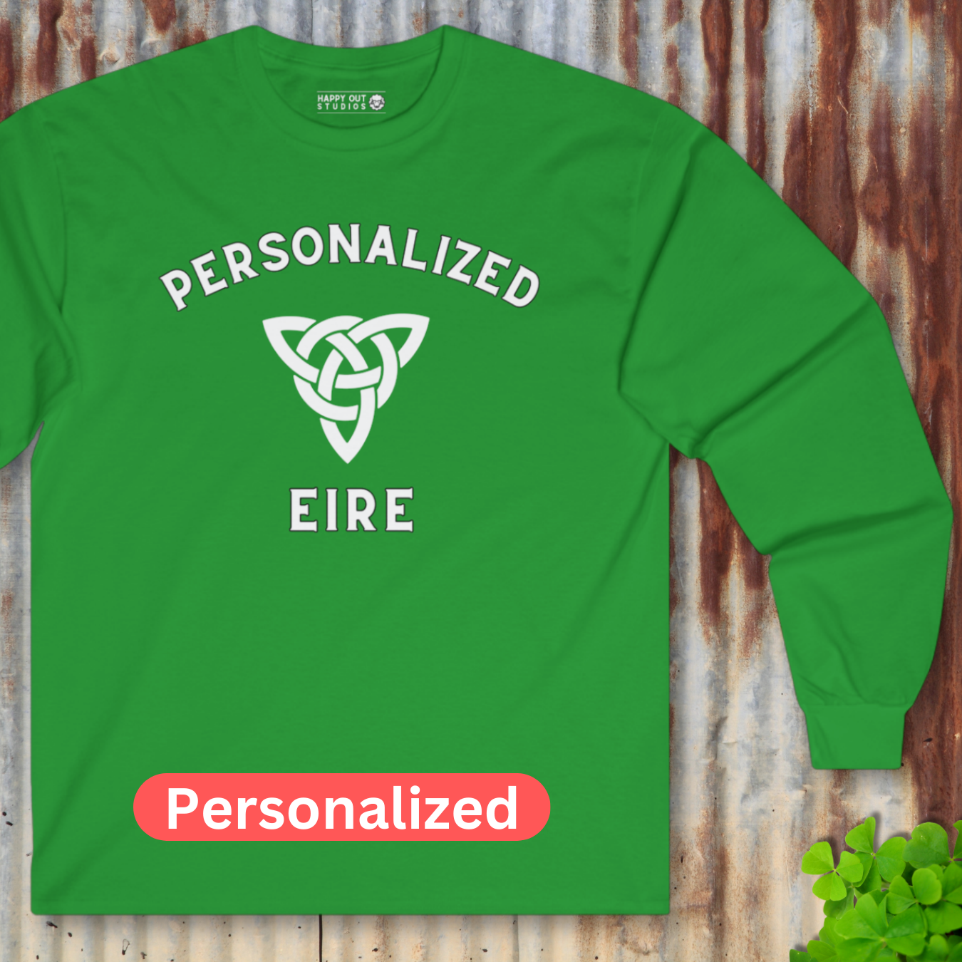 Personalized Eire Long Sleeve Tee