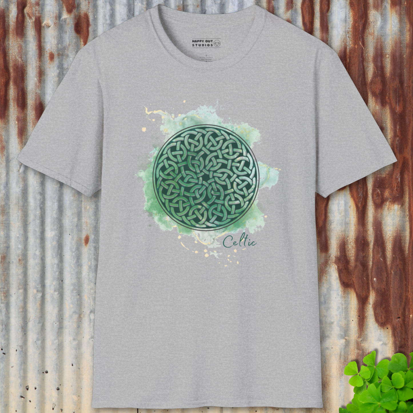 Watercolor Celtic Knot Tee