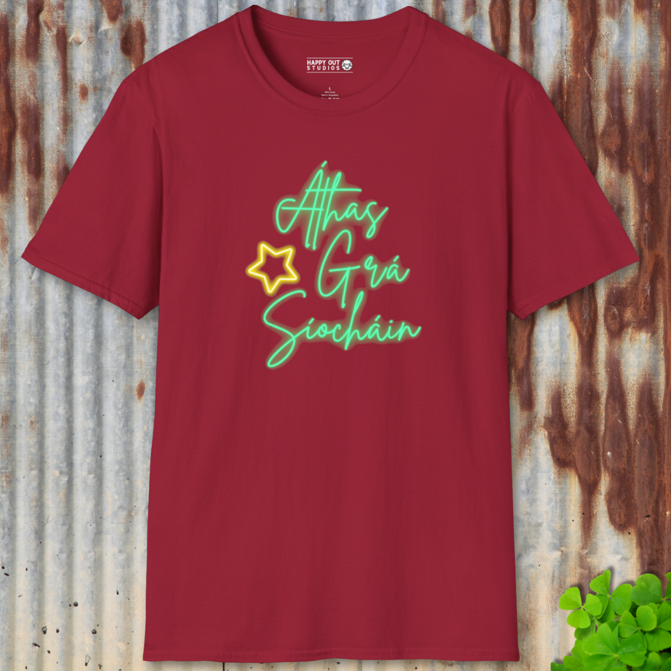 Peace, Love, Hope Neon Tee