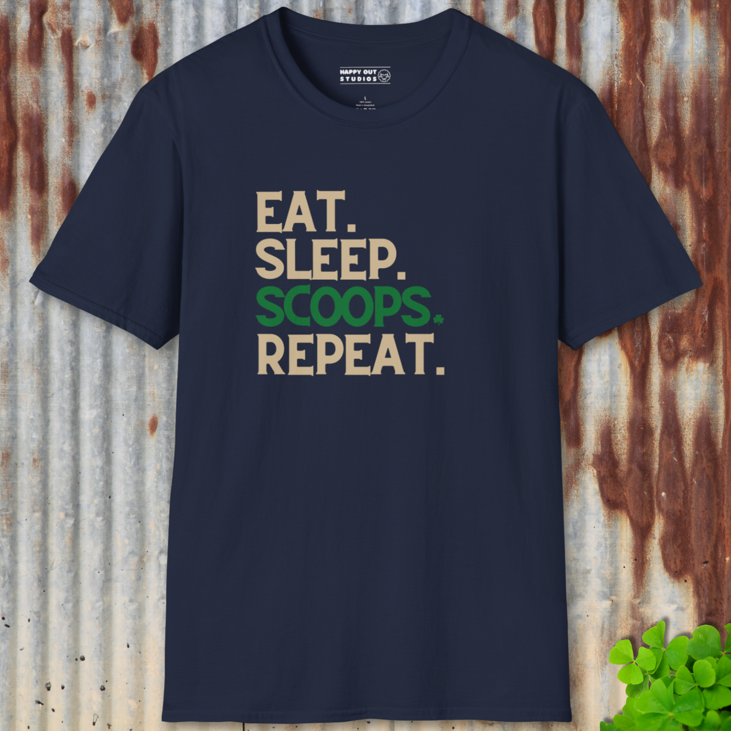 Eat. Sleep. Scoops. Repeat. Tee