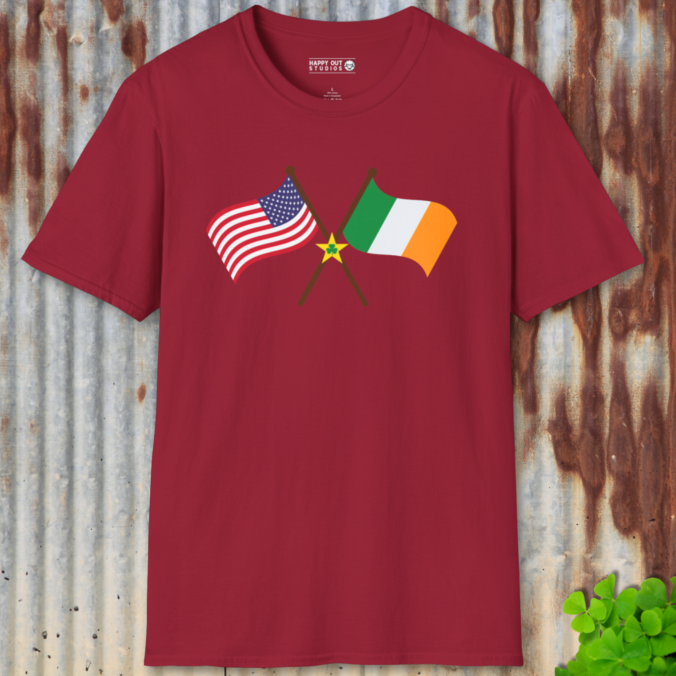 Irish American Flag Tee