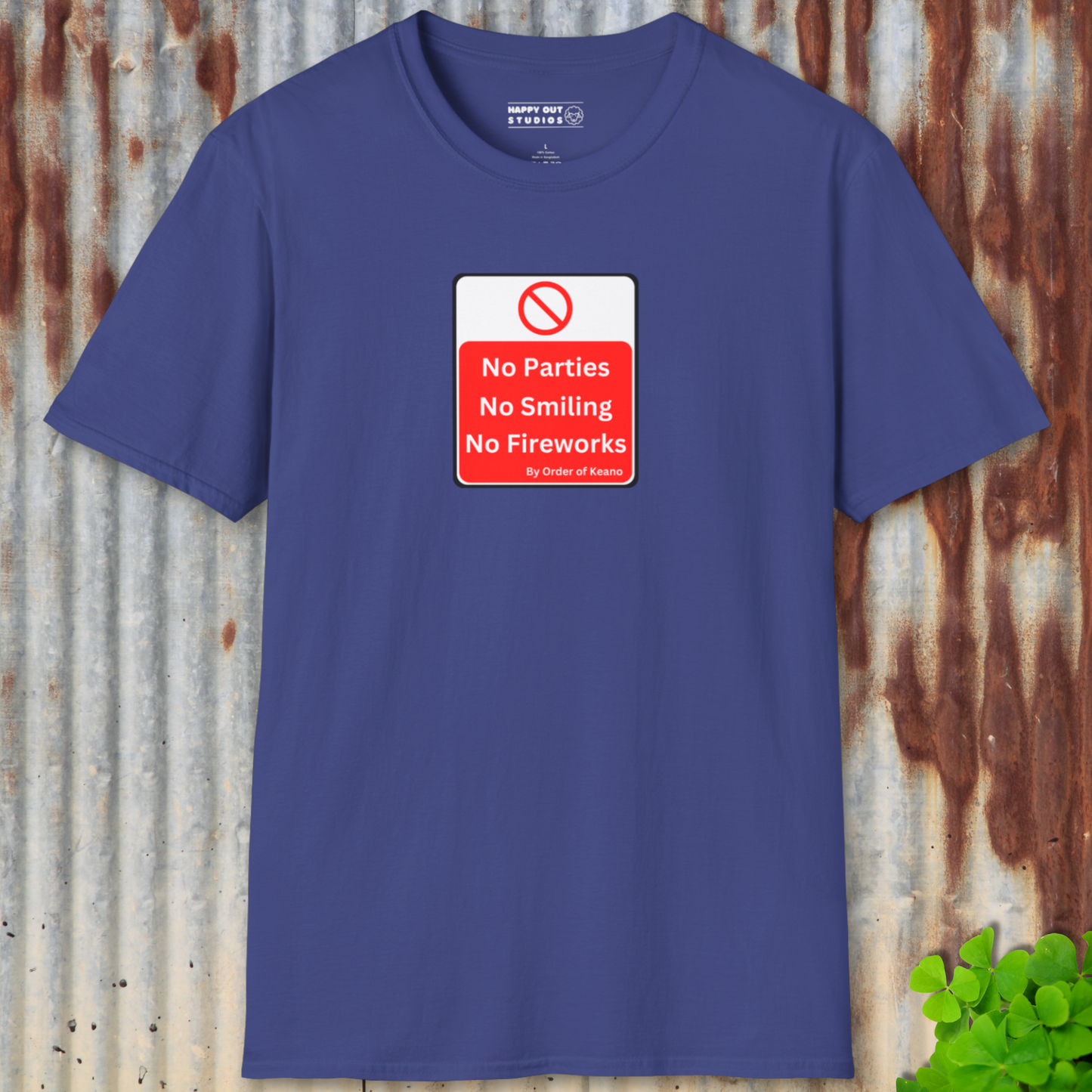 No Parties, No Smiling, No Fireworks Tee