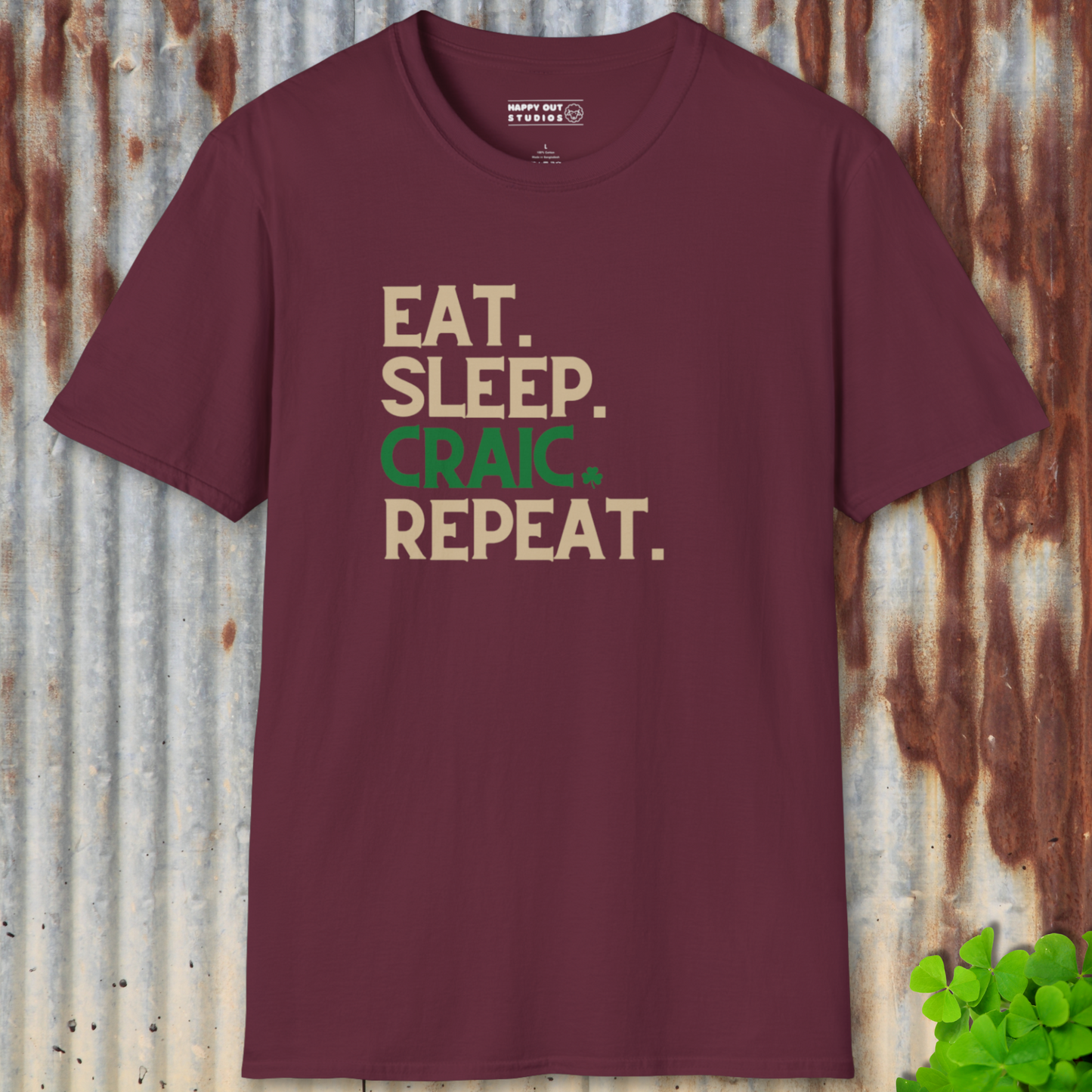 Eat. Sleep. Craic. Repeat. Tee