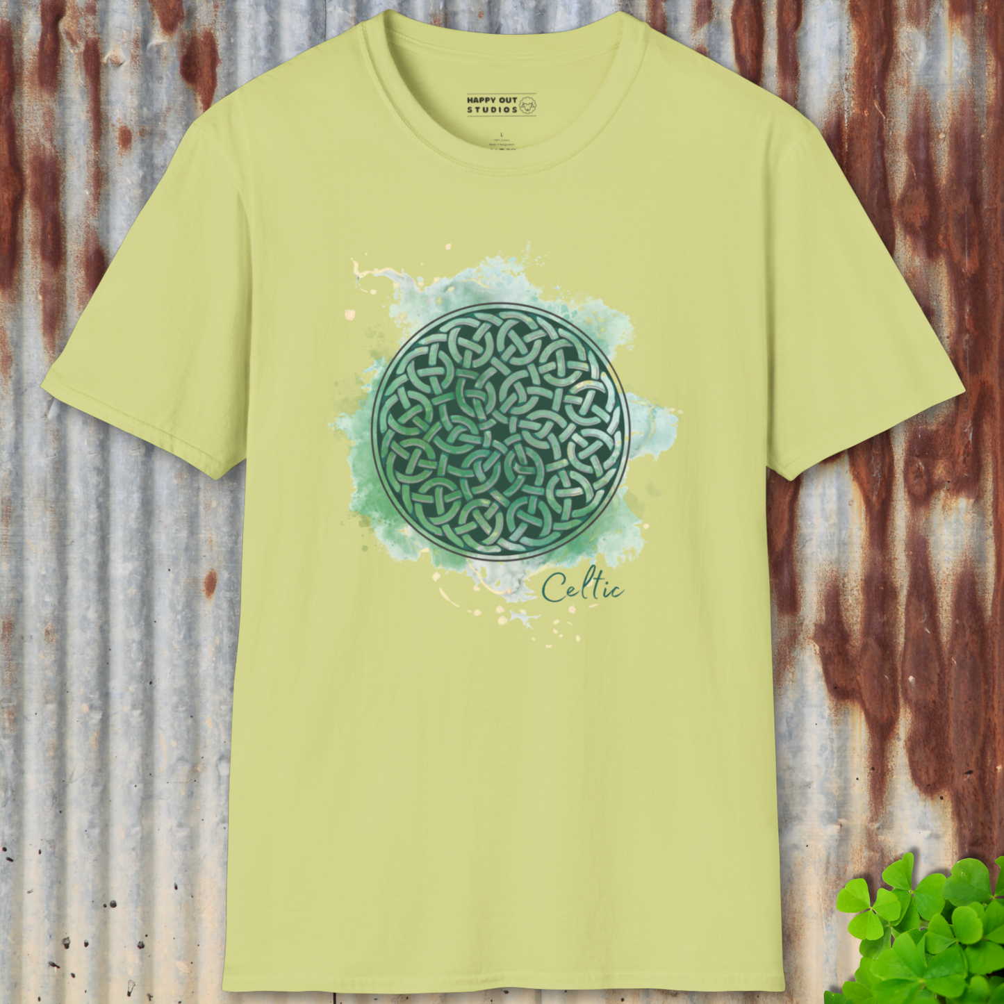 Watercolor Celtic Knot Tee