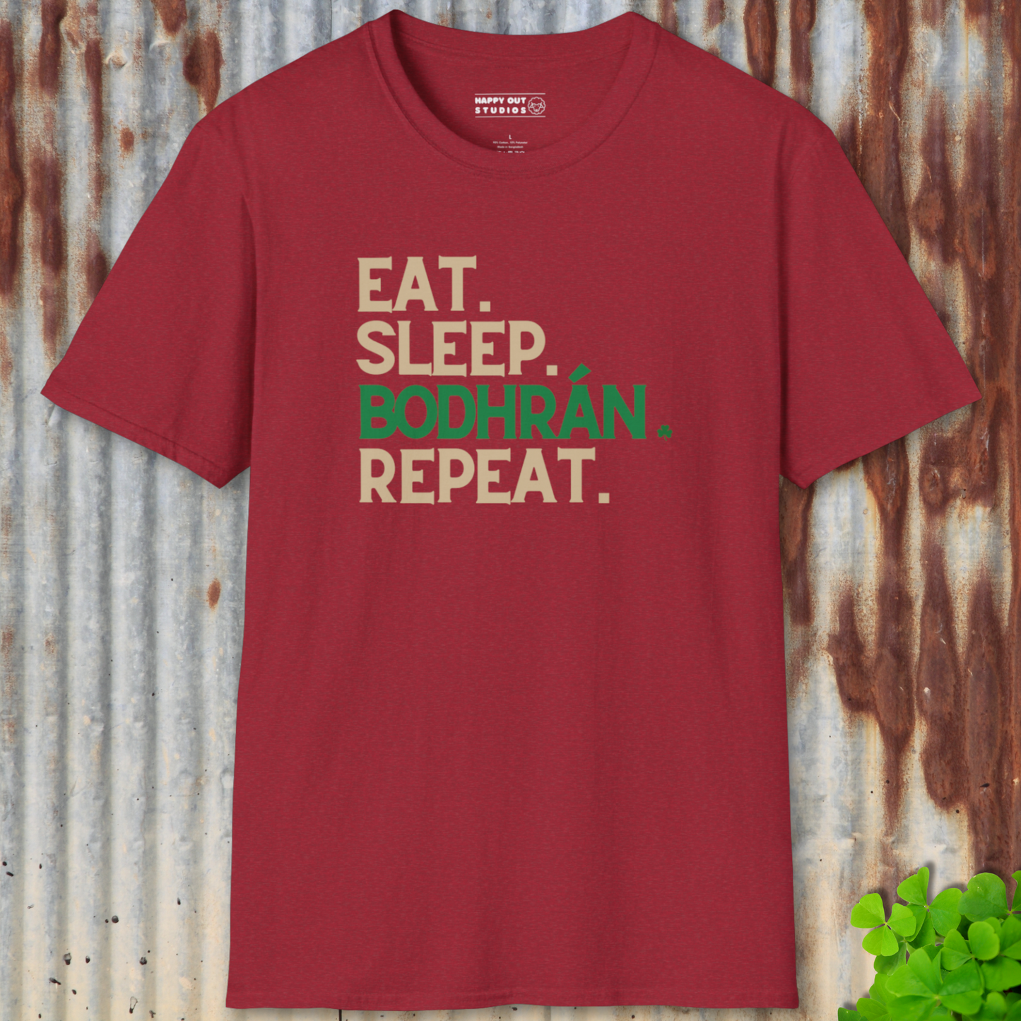 Eat. Sleep. Bodhrán. Repeat. Tee