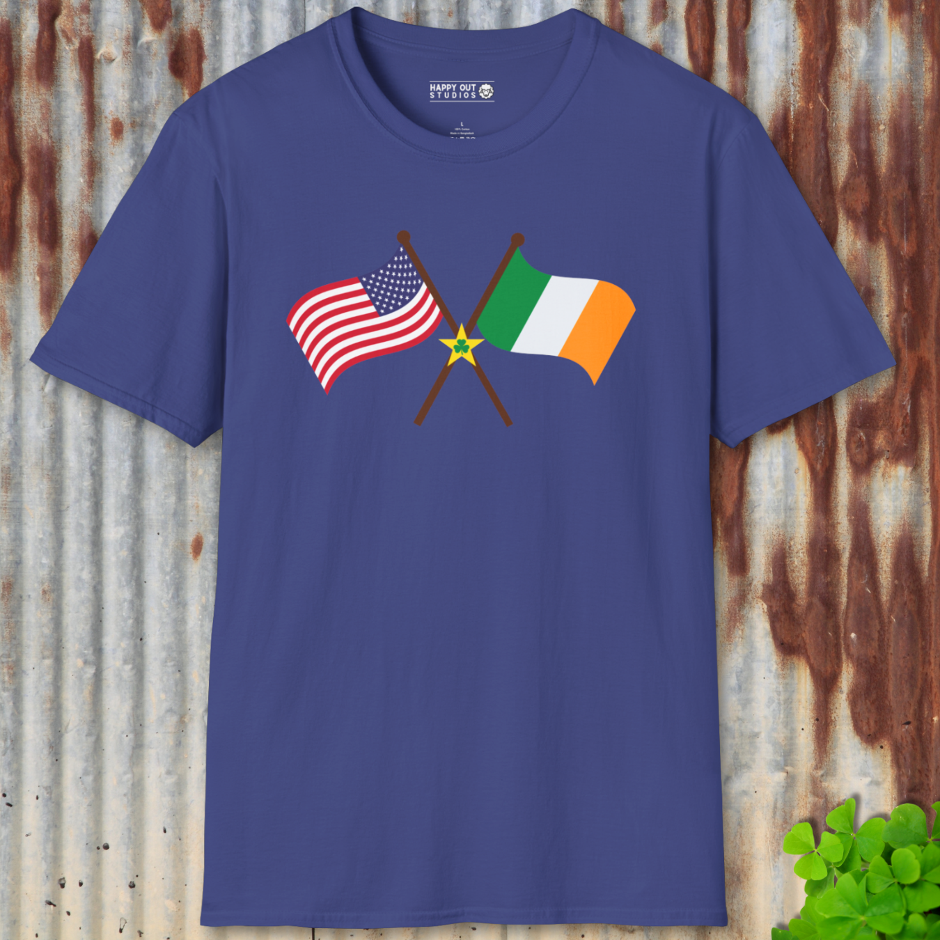 Irish American Flag Tee