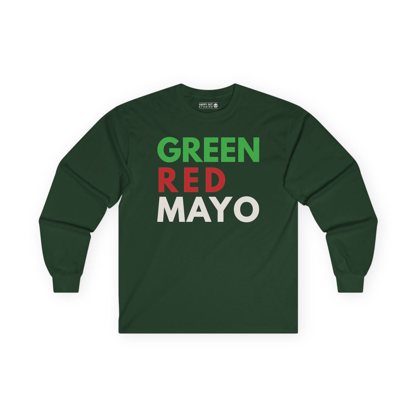 Green Red Mayo Long Sleeve