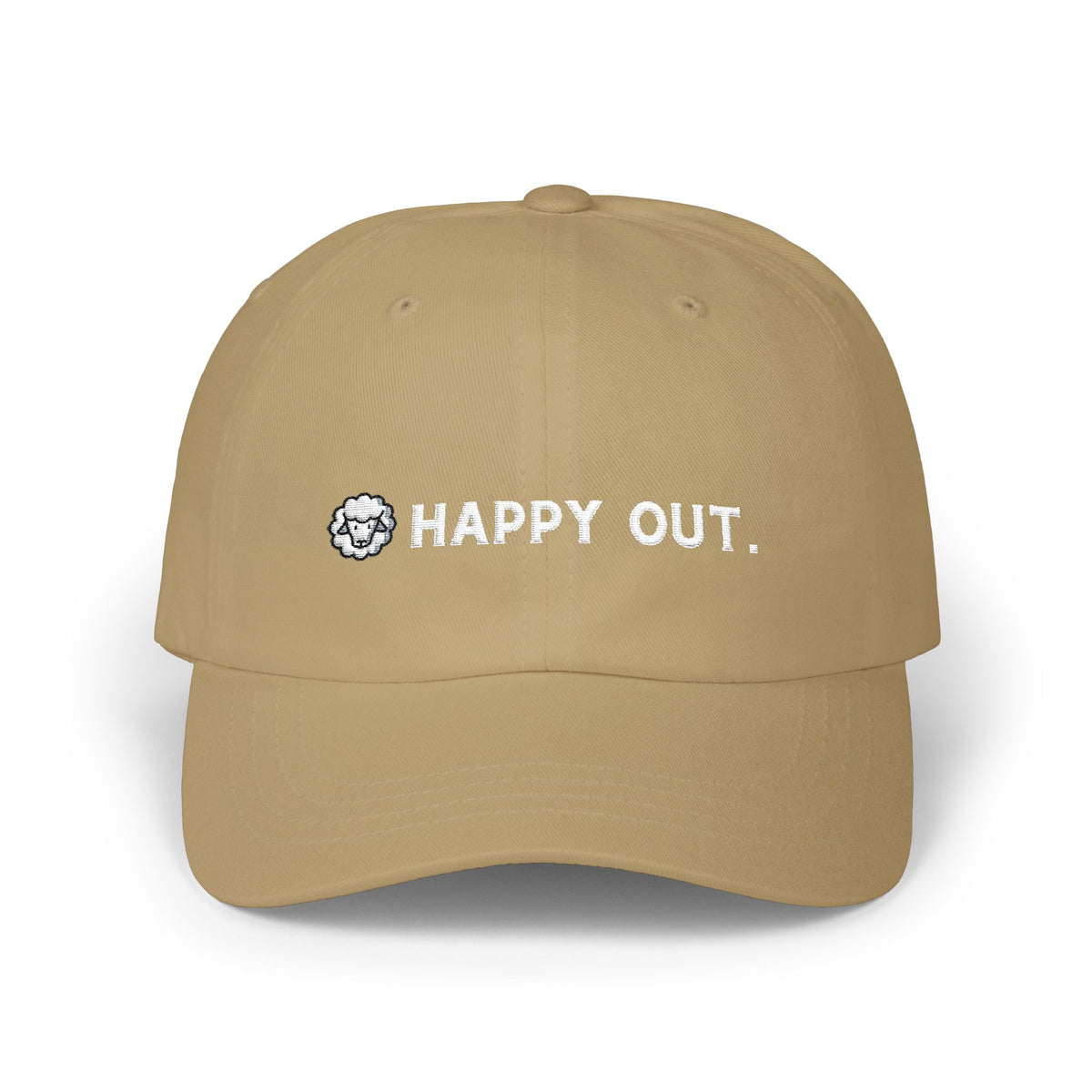 Happy Out Embroidered Dad Cap