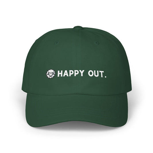 Happy Out Embroidered Dad Cap