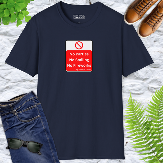 No Parties, No Smiling, No Fireworks (Roy Keane) Tee