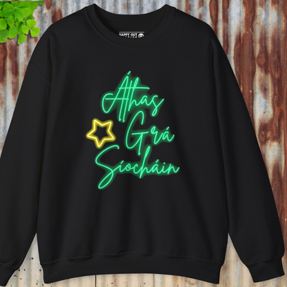 Peace, Love, Hope Neon Sweatshirt