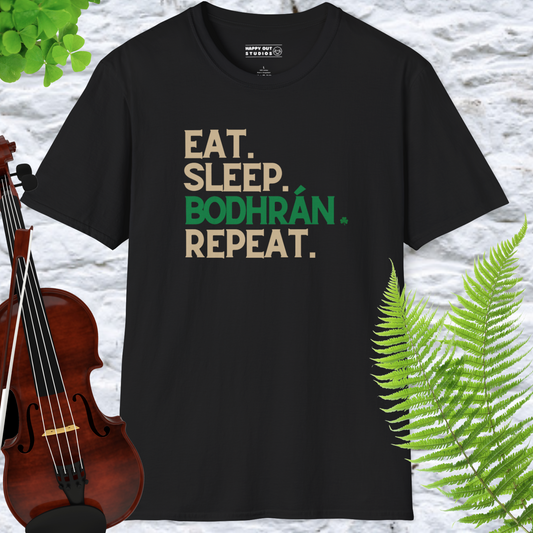 Eat. Sleep. Bodhrán. Repeat. Tee