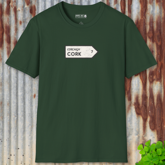 Cork Vintage Road Sign Tee