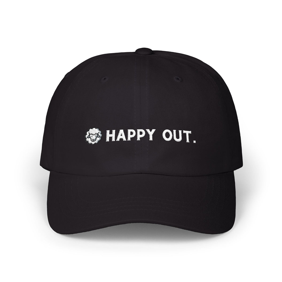 Happy Out Embroidered Dad Cap