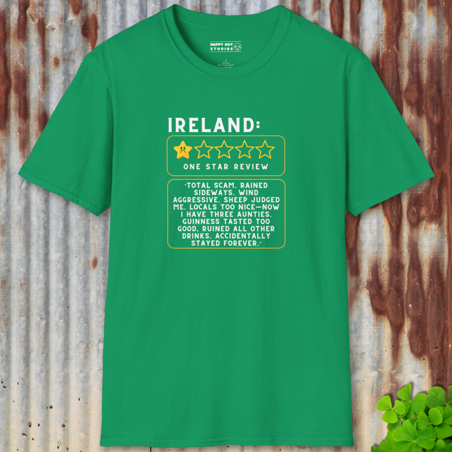 Ireland One Star Review Tee