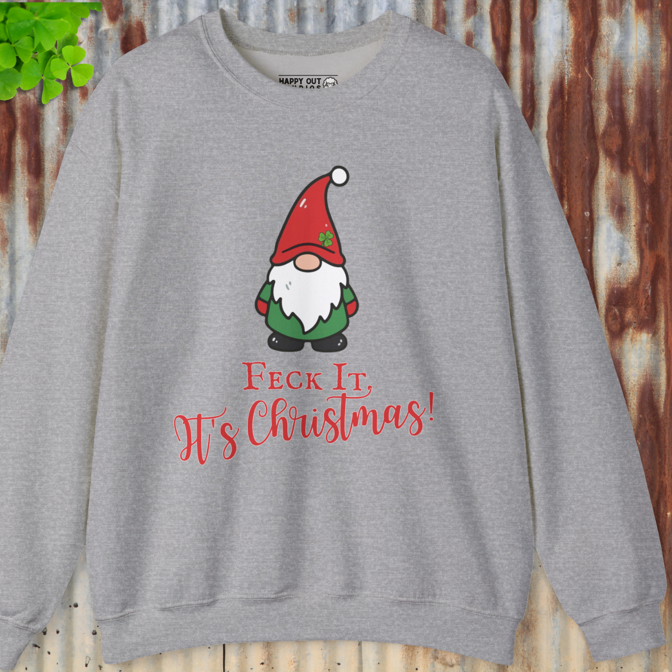 Feck It Christmas Elf Sweatshirt