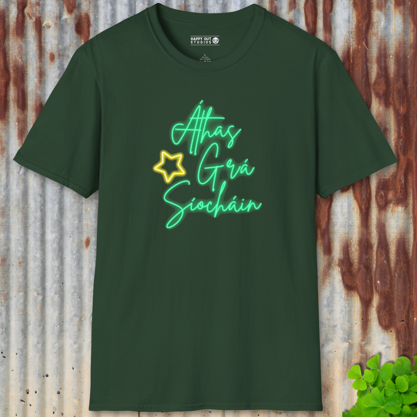 Peace, Love, Hope Neon Tee