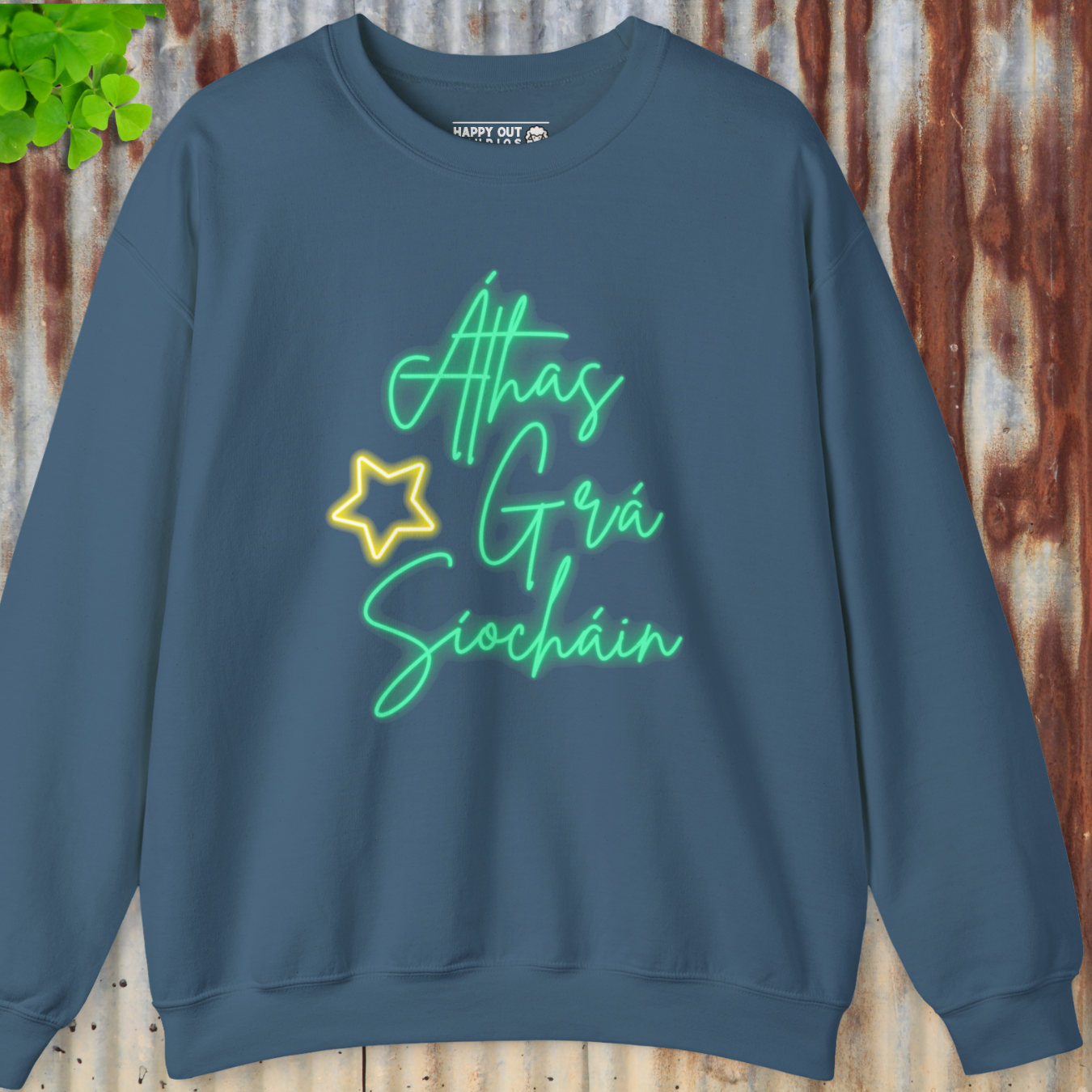 Peace, Love, Hope Neon Sweatshirt