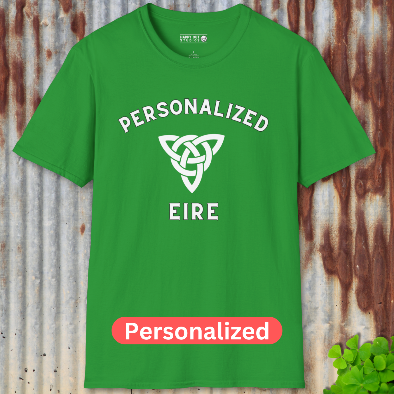 Personalized Eire Celtic Knot Tee