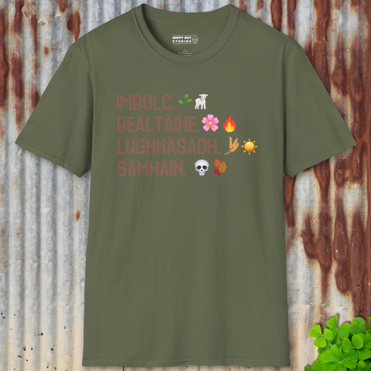 Féilire na nGael: Calendar of the Gaels Tee