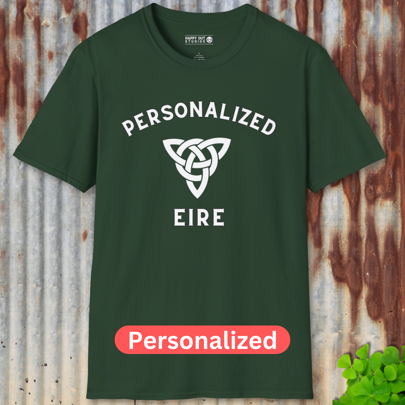 Personalized Eire Celtic Knot Tee