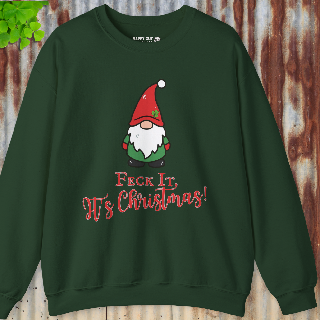Feck It Christmas Elf Sweatshirt