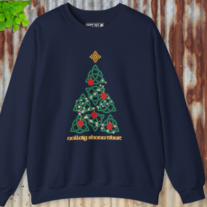 Celtic Knot Christmas Tree Sweatshirt