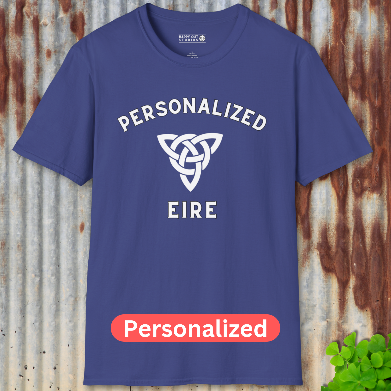 Personalized Eire Celtic Knot Tee
