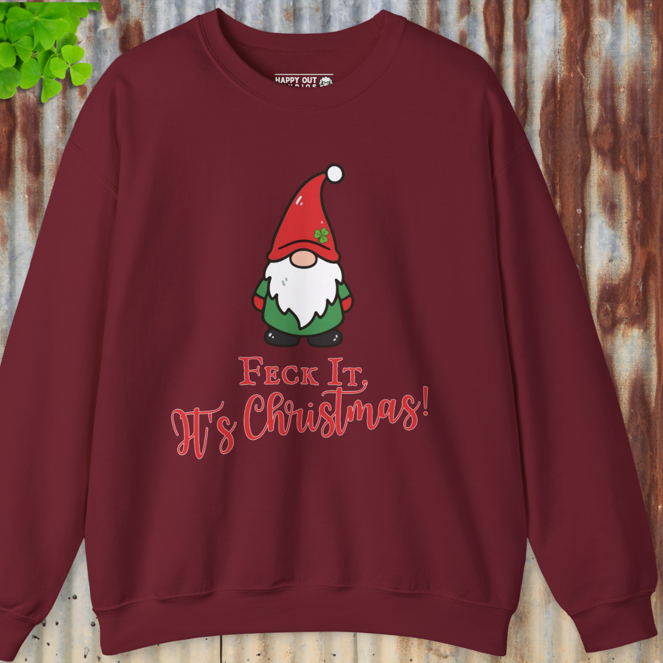 Feck It Christmas Elf Sweatshirt
