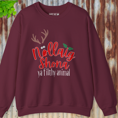 Nollaig Shona Ya FIlthy Animal Sweatshirt