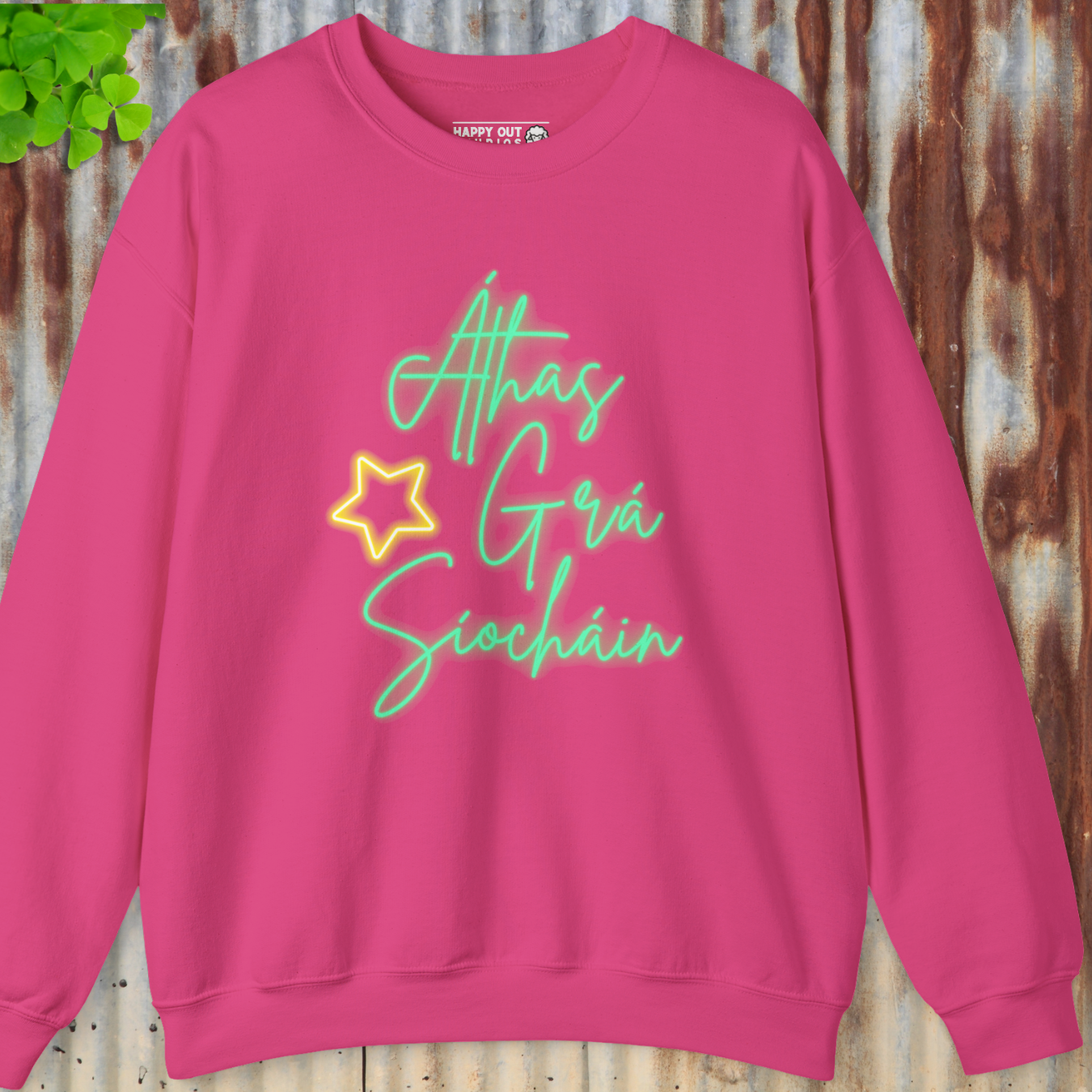 Peace, Love, Hope Neon Sweatshirt