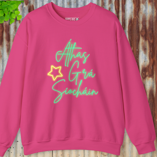 Peace, Love, Hope Neon Sweatshirt