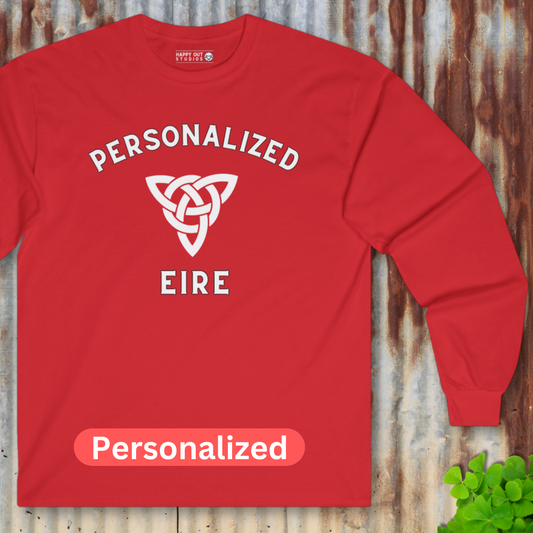 Personalized Eire Long Sleeve Tee