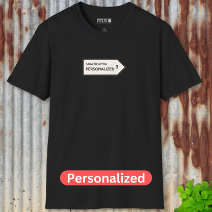 Personalized Vintage Road Sign Tee